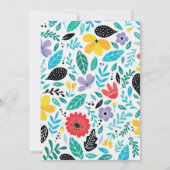 ベビーシャワー招待状 招待状 (裏面)