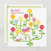 ベビーシャワー招待状 招待状 (正面/裏面)