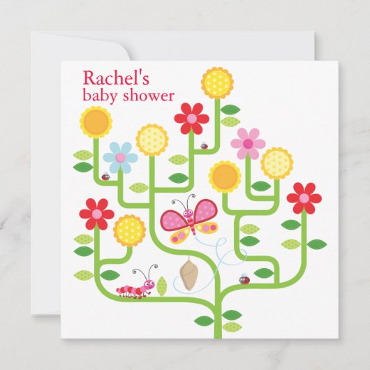 ベビーシャワー招待状 招待状 (正面)