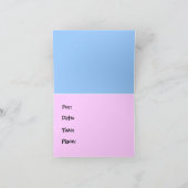 ベビーシャワー招待状 招待状 (内部)