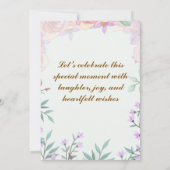 ベビーシャワー招待状 招待状 (裏面)