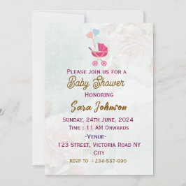 ベビーシャワー招待状 招待状