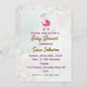 ベビーシャワー招待状 招待状 (正面/裏面)