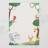 ベビーシャワー招待状 招待状 (裏面)