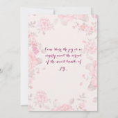 ベビーシャワー招待状 招待状 (裏面)