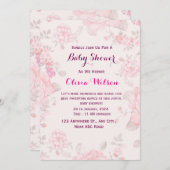 ベビーシャワー招待状 招待状 (正面/裏面)