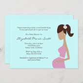 ベビーシャワー招待状 招待状 (正面/裏面)