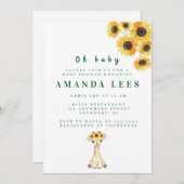 ベビーシャワー招待状 招待状 (正面/裏面)