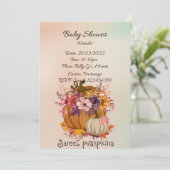 ベビーシャワー招待状 招待状 (スタンド正面)