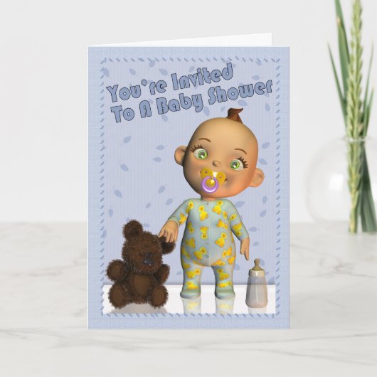 ベビーシャワー招待状 招待状 (正面)