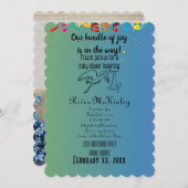 ベビーシャワー招待状 招待状 (正面/裏面)