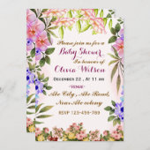 ベビーシャワー招待状 招待状 (正面/裏面)