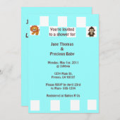 ベビーシャワー招待状 招待状 (正面/裏面)