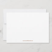 ベビーシャワー招待状 招待状 (裏面)