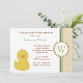 ベビーシャワー招待状 招待状 (スタンド正面)