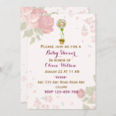 ベビーシャワー招待状 招待状 (正面/裏面)