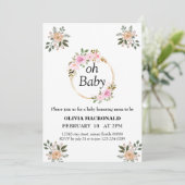 ベビーシャワー招待状 招待状 (スタンド正面)