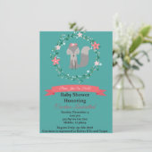 ベビーシャワー招待状 招待状 (スタンド正面)