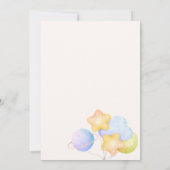 ベビーシャワー招待状 招待状 (裏面)