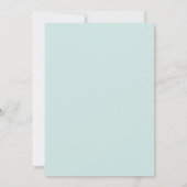 ベビーシャワー招待状 招待状 (裏面)