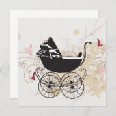 ベビーシャワー招待状 招待状 (正面/裏面)