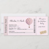 ベビーシャワー招待状、旅行ベビーシャワー 招待状 (正面)