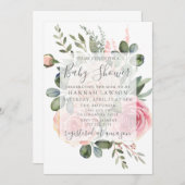 ベビーシャワー招待状 案内状 (正面/裏面)