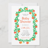 ベビーシャワー招待状|水彩ロビンフード 招待状 (正面)