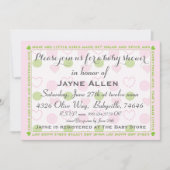 ベビーシャワー招待状「砂糖とスパイス」 招待状 (正面)