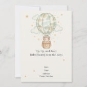 ベビーシャワー招待状(軍隊家族用) 招待状 (正面)