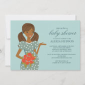 ベビーシャワー招待状[青] 招待状 (正面)