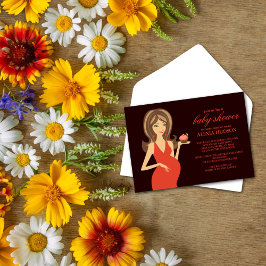 ベビーシャワー招待状{Brown} 招待状