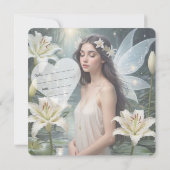 ベビーシャワー招待状(GR) セーブザデート (裏面)