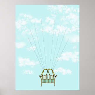 ベビーシャワー指紋ゲストブック ポスター