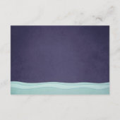 ベビーシャワー挿入カードアホイ航海の海クジラ エンクロージャーカード (裏面)