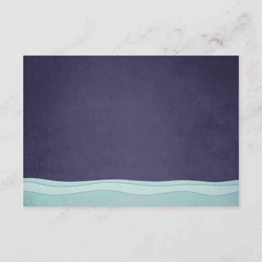 ベビーシャワー挿入カードアホイ航海の海クジラ エンクロージャーカード (裏面)