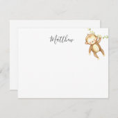 ベビーシャワー挿入カード エンクロージャーカード (正面/裏面)