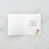 ベビーシャワー整合サンキューカード サンキューカード (内部)