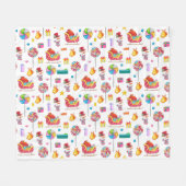 ベビーシャワー新生児ギフトラップキャンディベビーコテージ フリースブランケット (正面(横))