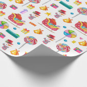 ベビーシャワー新生児ギフトラップ ラッピングペーパー (角)