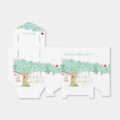 ベビーシャワー春ガーデンお祝いパーティー フェイバーボックス (折り畳みなし)