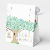 ベビーシャワー春ガーデンお祝いパーティー フェイバーボックス (裏面サイド)