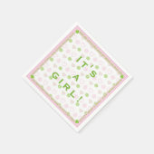 ベビーシャワー標準ナプキン"砂糖とスパイス" スタンダードカクテルナプキン (角)