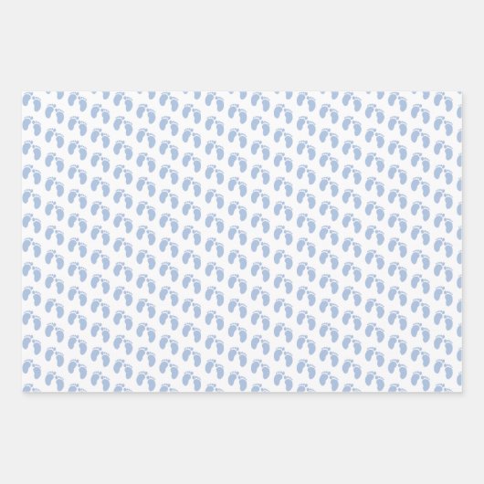 ベビーシャワー機器男の赤ちゃん包装紙 ラッピングペーパーシート (正面2)