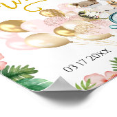 ベビーシャワー歓迎ポスターSafari Friends ポスター (角)