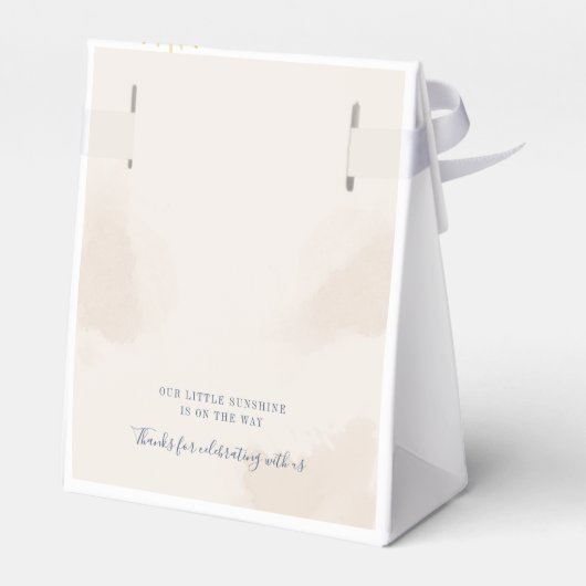 ベビーシャワー水の色ベアーサンシャイン フェイバーボックス (裏面サイド)