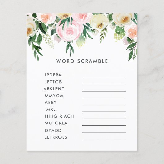 ベビーシャワー水カラーフローラゲエレガントーム (正面)