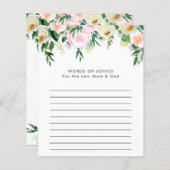 ベビーシャワー水カラーフローラゲーム (正面/裏面)