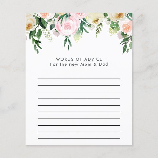 ベビーシャワー水カラーフローラゲーム (正面)