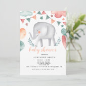 ベビーシャワー水彩動物 セーブザデート (スタンド正面)